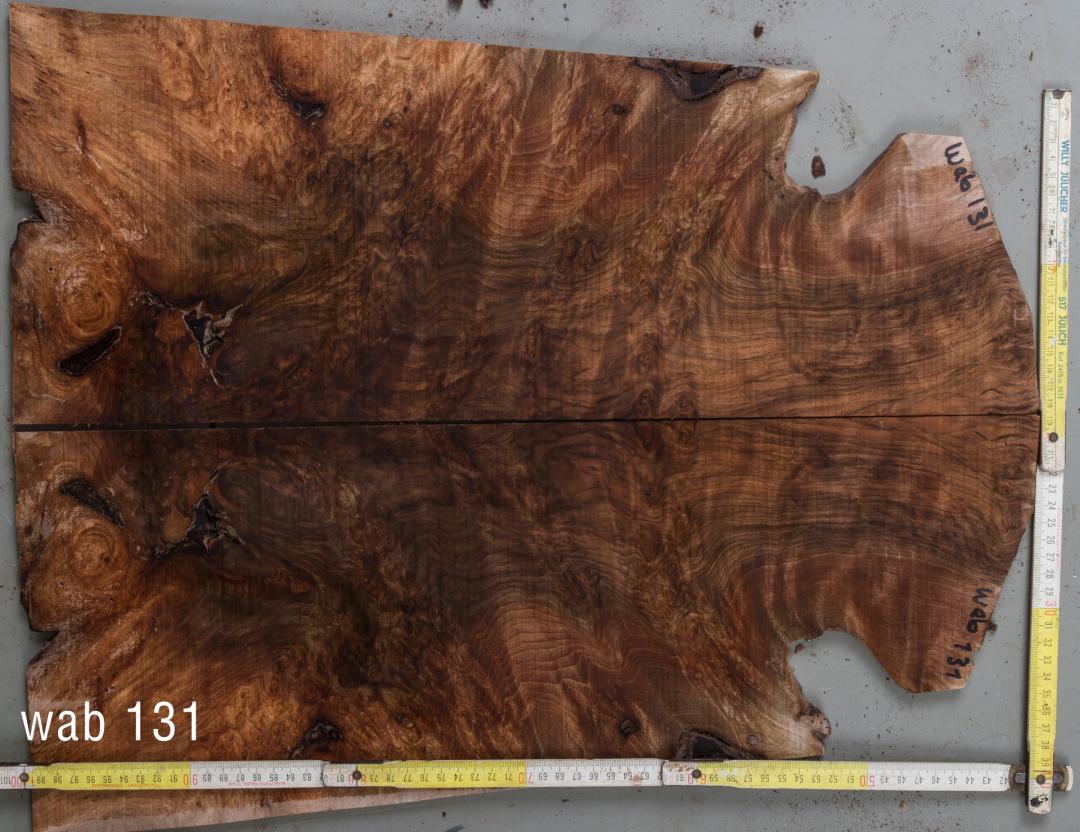 Walnut Burl Top 'WAB131' Book-Matched